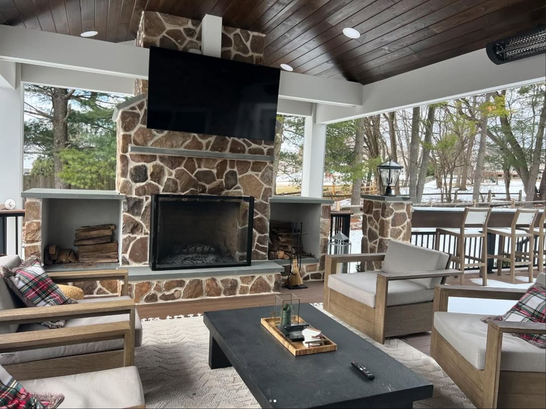 Deck and Fireplace, photo 2 of 2